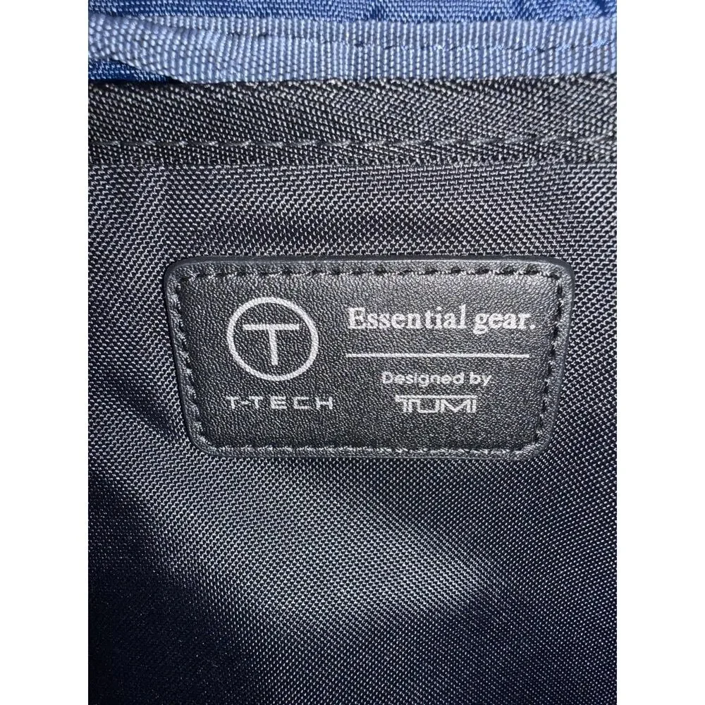 T-Tech by Tumi Crossbody Computer Bag in Black and Navy Blue Professional Work